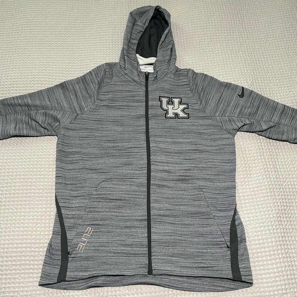 Nike Basketball DRI-FIT Kentucky Full-Zip Hoodie - Grey